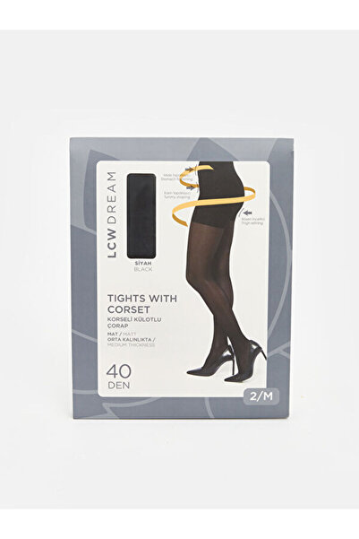 LC Waikiki Rmz Gi̇yi̇m Farkiyla 40 Denier Women's Corseted Pantyhose