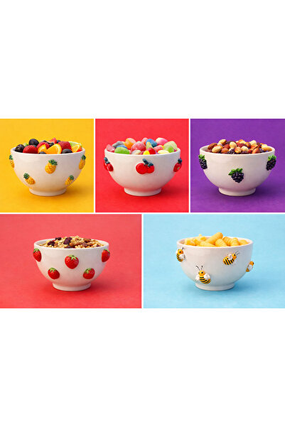 MeGgDecor COLORFUL FRUİT BOWL Ananas