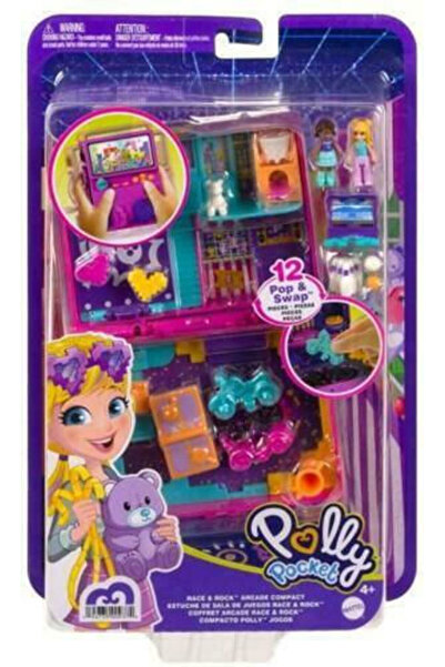 Mattel Games Μάτελ Πόλι Πόκετ Μίνι Ο Κόσμος της Πόλι Σετ Rage & Rock Arcade C...