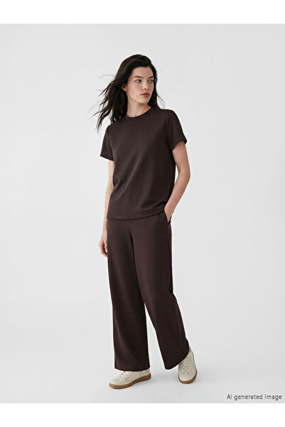 LC Waikiki Sparkling Choices from Shining Store Women's Trousers with Waist Cord