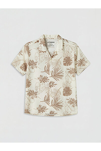 LC Waikiki Rmz Gi̇yi̇m Farkiyla Short Sleeve Boys' Shirt