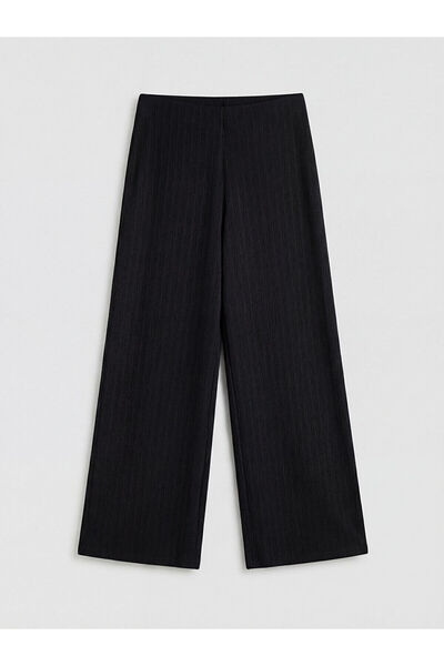 LC Waikiki Peak New Season Elastic Waist Striped Women's Trousers