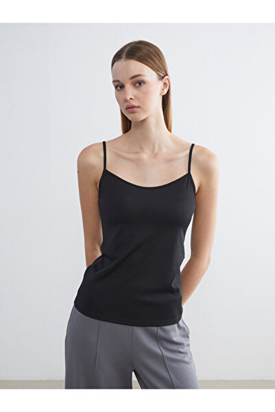 LC Waikiki Rmz Gi̇yi̇m Farkiyla U Roba Collar Rope Strap Women's Undershirt