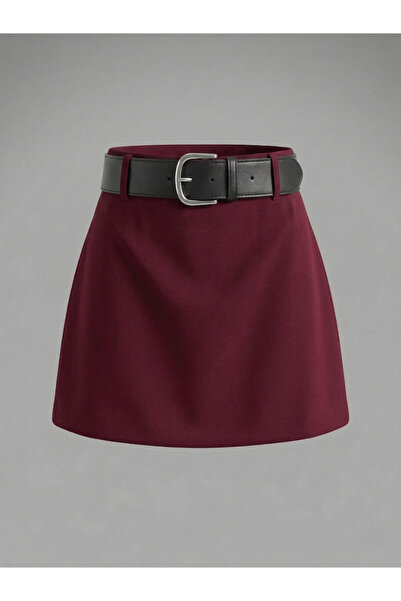 SLAW REZZ Γυναικεία Μίνι Φούστα με Λεπτομέρεια Ζώνης και Σορτς