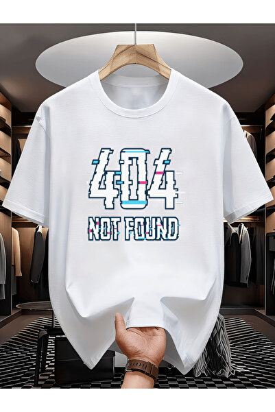 one button 404 Not Found Ne s-a găsit Tricou Premium Oversize Tipărit