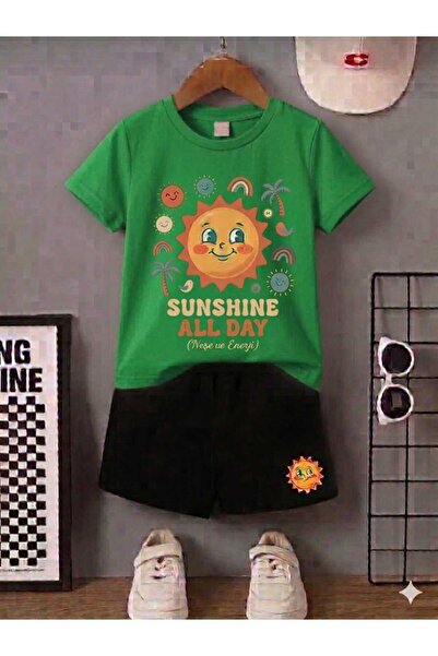 Nice Clothes ΚΑΛΟΚΑΙΡΙΝΟ ΠΑΙΔΙΚΟ ΜΠΛΟΥΖΑΚΙ ΚΑΙ ΣΟΡΤΣ UNISEX (ΜΕ ΣΤΑΜΠΑ ΗΛΙΟΥ)