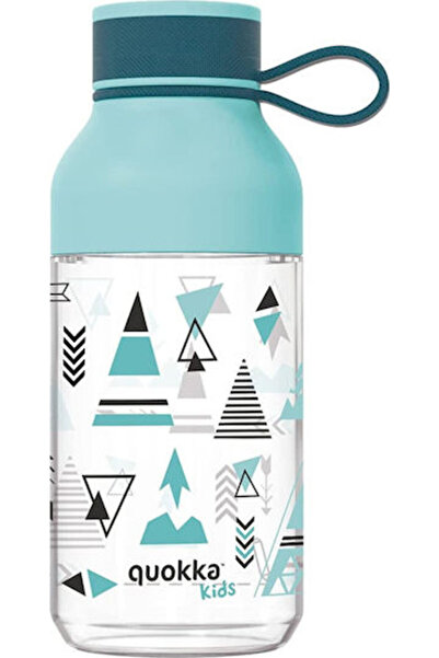 Quokka Πλαστικό Παγούρι Ice Indian σε γαλάζιο χρώμα 430ml