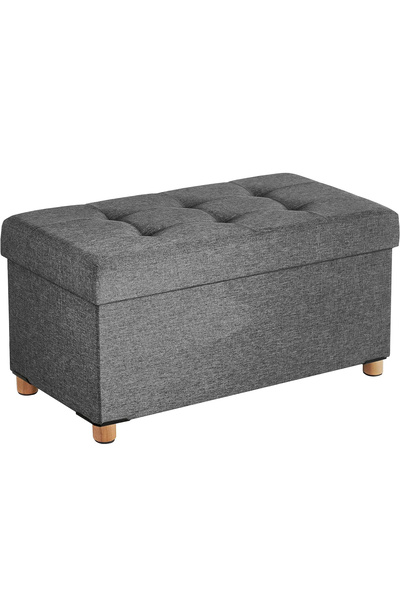 Brius Taburet pliabil cu sezut moale, spatiu de depozitare, maxim 300kg, 76x3...