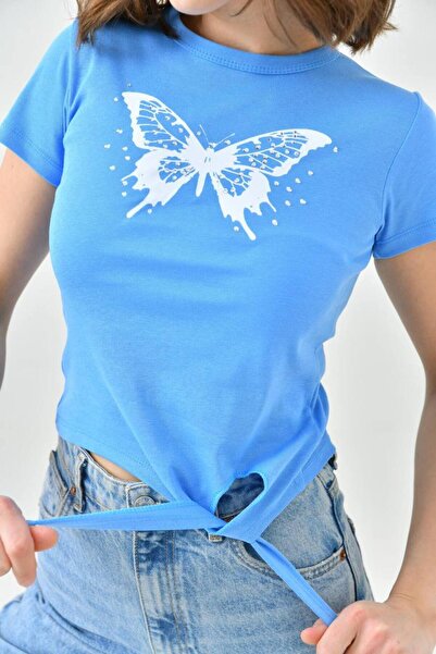 DENİKK Trend Short Sleeve Crop Top Body-Short-Sleeved Crio Top Body