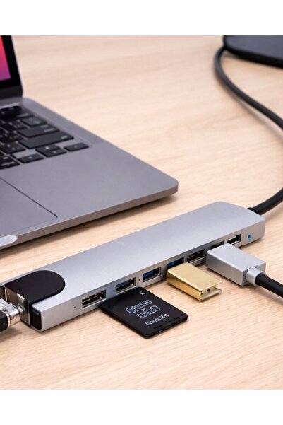 northcity n USB C Multiport Adapter: Hdmi, Ethernet, and Sd Card Hub