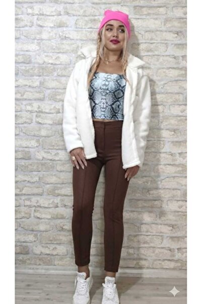 Lrscollection بنطلون قماش كريب