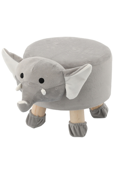 Brius Taburet pentru copii, 28x25cm, maxim 50kg, model elefant