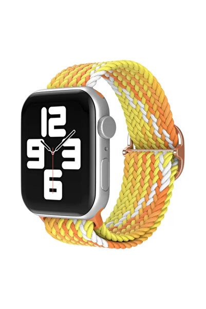Generic Brand Apple Watch 42mm Star Cord - Orange-Yellow