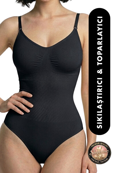 elilom Women's Slimming Bodysuit Corset – Adjustable Straps, Snap-On Bodysuit...