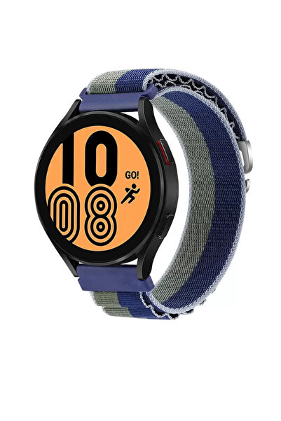 Beta Moda Hub Newface watch 22mm kr410 fabric strap - navy- green