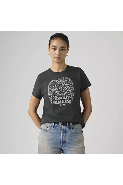 Levis Βασικό Μαύρο Γυναικείο T-Shirt 005GV-0009