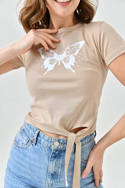 DENİKK Trend Short Sleeve Crop Top Body-Short-Sleeved Crio Top Body