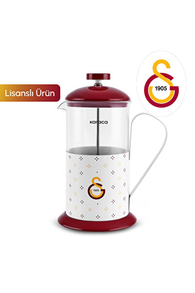 Karaca x Galatasaray Lisanslı Bitki Çayı ve Filtre Kahve Demliği French Press...