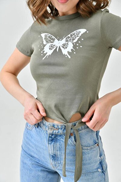 DENİKK Trend Short Sleeve Crop Top Body-Short-Sleeved Crio Top Body