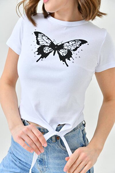 DENİKK Trend Short Sleeve Crop Top Body-Short-Sleeved Crio Top Body