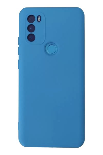 Generic Brand General Mobile Gm 21 Plus Case Nano Inside Velvet Silicone - Blue
