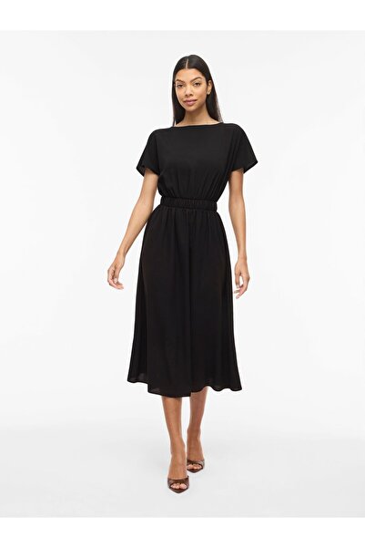 VILA Maxikleid VIMATHILDE Kurzärmeliges
