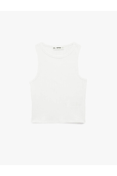 Koton Cotton Camisole Sleeveless Ecru Women's Blouse 6Sal30052Ik