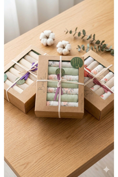 flandoly 21 Adet 3’lü Kutu %100 Pamuk Ağız Mendili – 20x20 cm