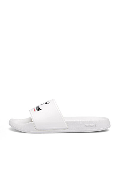 hummel Ανδρικές παντόφλες Ada Slipper Λευκές Μαύρες 900908-9124