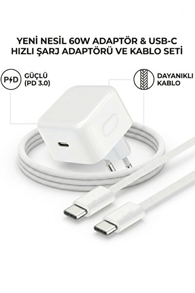 corcishop 40W GaN5 Dynamic Power USB-C Hızlı Şarj Aleti 60W Max PD Type-C Şar...