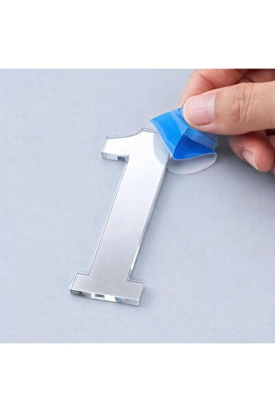 JokerAtölye Daire Bina Dış Kapı Numarası 3mm Lazer Kesim Pleksi Kendinden yap...