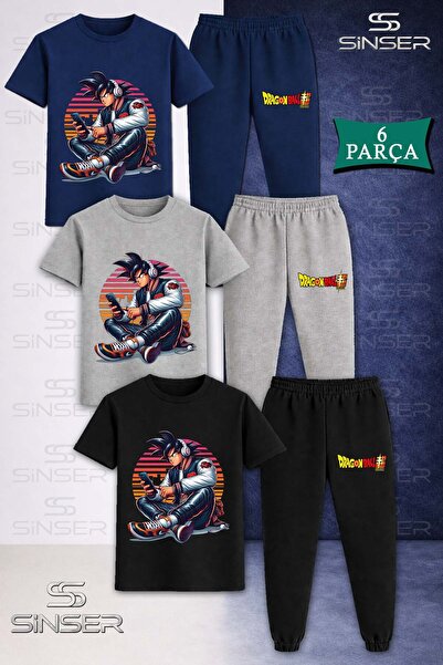 SS SİNSER Set de trening pentru copii GOKU TELEFON KULAKLIK OTURAN 3 piese