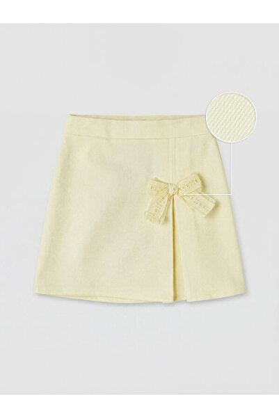 LC Waikiki Sparkling Choices Bow Detail Girls' A-Line Skirt from Shining Store