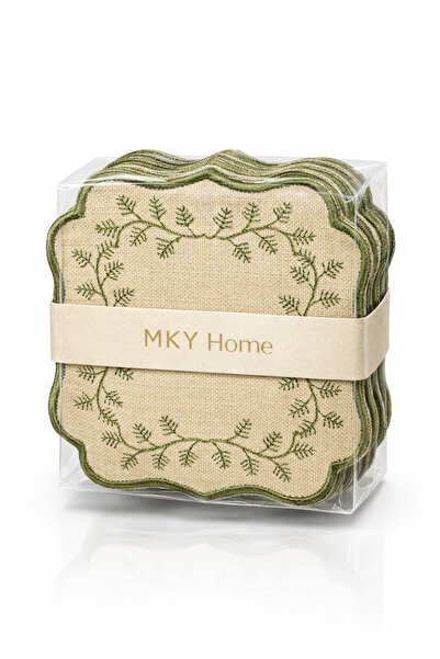 MKYHOME MKY Home Natura Vine Bardak Altlığı Seti (6’lı)