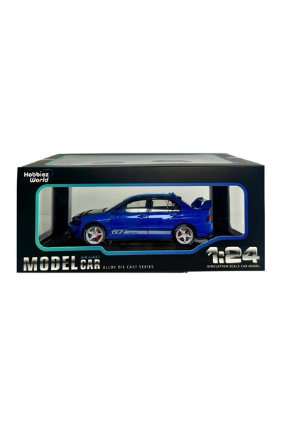 TOYFEST نموذج سيارة ميتسوبيشي لانسر كربون 1/24 - قطعة واحدة