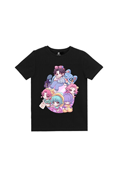 EZ Design تي شيرت للأطفال بتصميم مطبوع من K-pop Huntrix