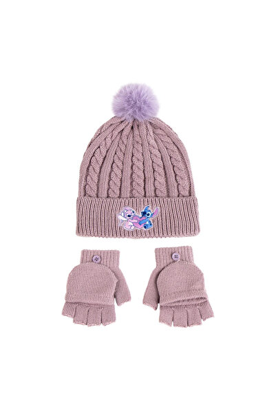 Lilo & Stitch Χειμερινό σετ δύο τεμαχίων, σκούφος και γάντια