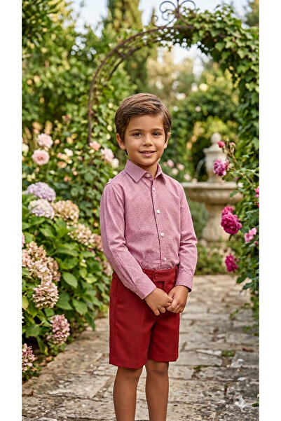 La reina petite Red Boy's Suit from Larina B.T.