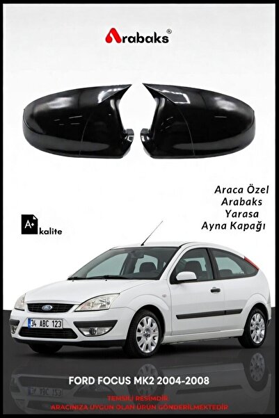 Arabaks FORD FOCUS MK2 2004-2008 Yarasa Ayna Kapağı 2'li Takım (BATMAN TİP, D...