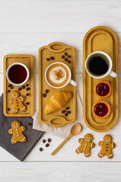 Empressco 3-Piece Wooden Presentation Tray