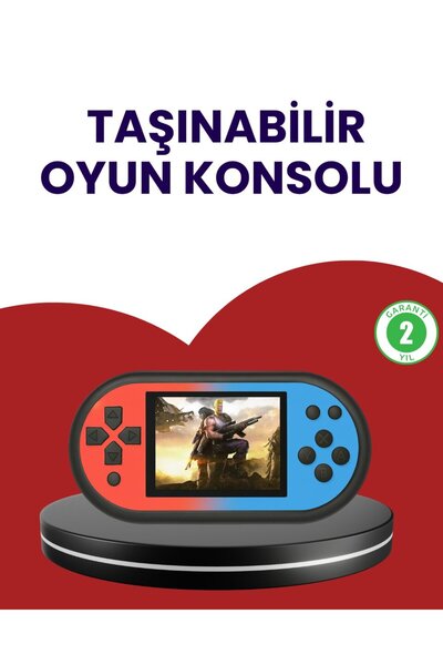 ULUVORA 520 Oyunlu El Oyun Konsolu TV Bağlantılı HD LCD Ekranlı - HS08377019-8206