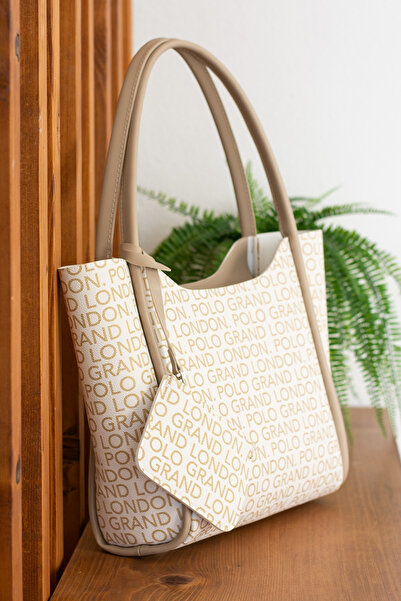 POLOGRAND London Αυθεντική γυναικεία τσάντα ώμου μεγάλου όγκου, πολυτελής, μα...