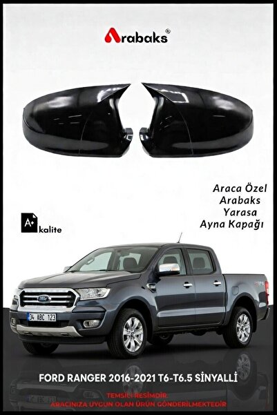 Arabaks FORD RANGER 2016-2021 T6-T6.5 SİNYALLİ Yarasa Ayna Kapağı 2'li Takım ...