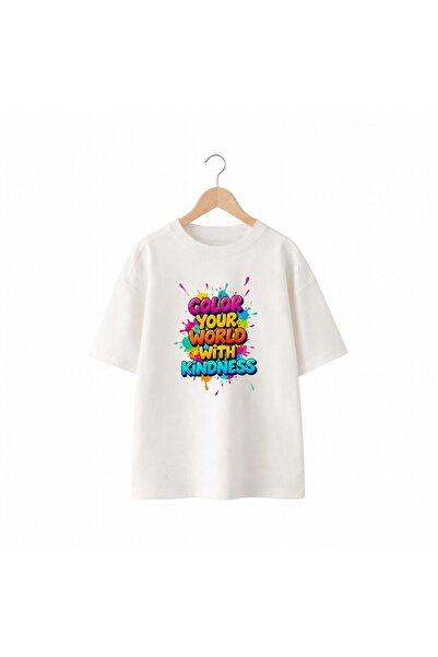 playwear Χρωματίστε τον κόσμο σας με ένα μπλουζάκι με στάμπα, 100% βαμβακερό,...