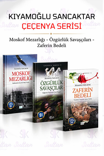 Dila Yayıncılık Çeçenya Serisi Kıyamoğlu Sancaktar 3 Kitap Seti