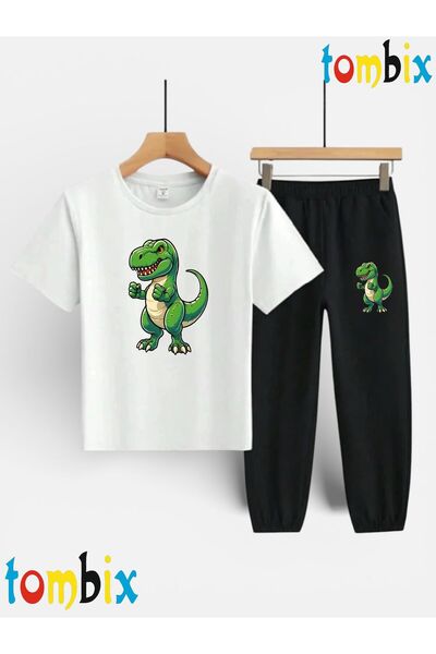 tombix MAJICA I PANTALONE SA JEDNIM DINOZAURSKIM IZRAZOM (DONJA PANTALONICA S...