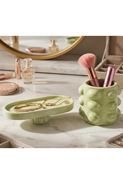 Consept Dekoratif cok amacli set taki tabagi banyo dekorasyonu makyaj masasi ...