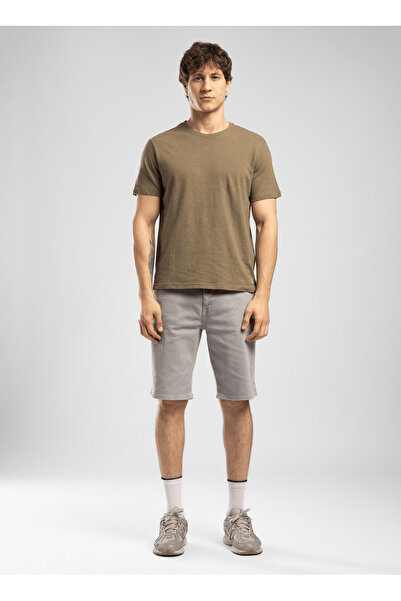 Lee Cooper تي شيرت رجالي بيج بقصة عادية من مزيج الألوان 262 LCM 242058 NICCO ...