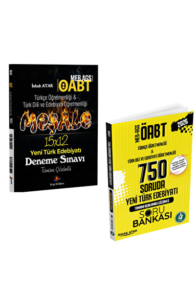 Dizgi Kitap 2026 Meb Ags ÖABT Meşale Yeni Türk Edebiyatı Deneme ve Soru Banka...