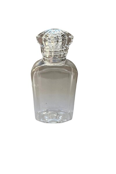 omeyva Doldurulabilir Plastik Şeffaf Kapaklı Tıpalı Kolonya Şişesi - 50 Ml. -...
